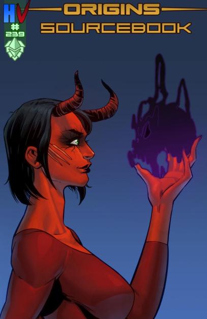 ThSephiroth's tweet photo. Another 1/1 @HV_Origins Sourcebook, showcase a villainess demon with darkness power! And there still hope to get it at secondary, if owner sold one of it that is haha. 
#hvorigins #nft #sol #solananft #dc #marvel #comicbook #P2E #P2Egaming https://t.co/2Vgh0S9w99