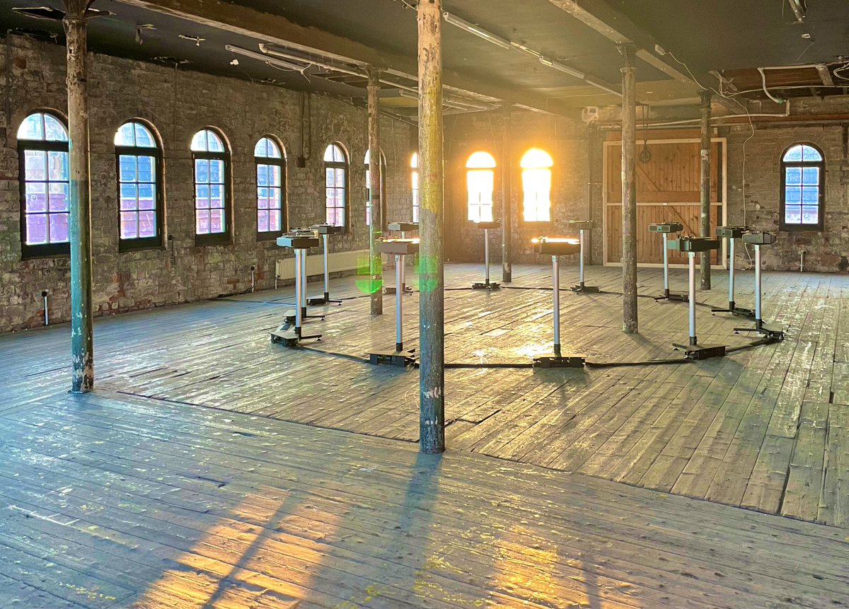 birdtwitchr's tweet image. Good night #EarthquakeMassReimagined - coming to a close at #sonica , thanks @crypticglasgow for a wonderful festival - this installation was perfectly placed at the #pipefactory … as the sun goes down… until next time…