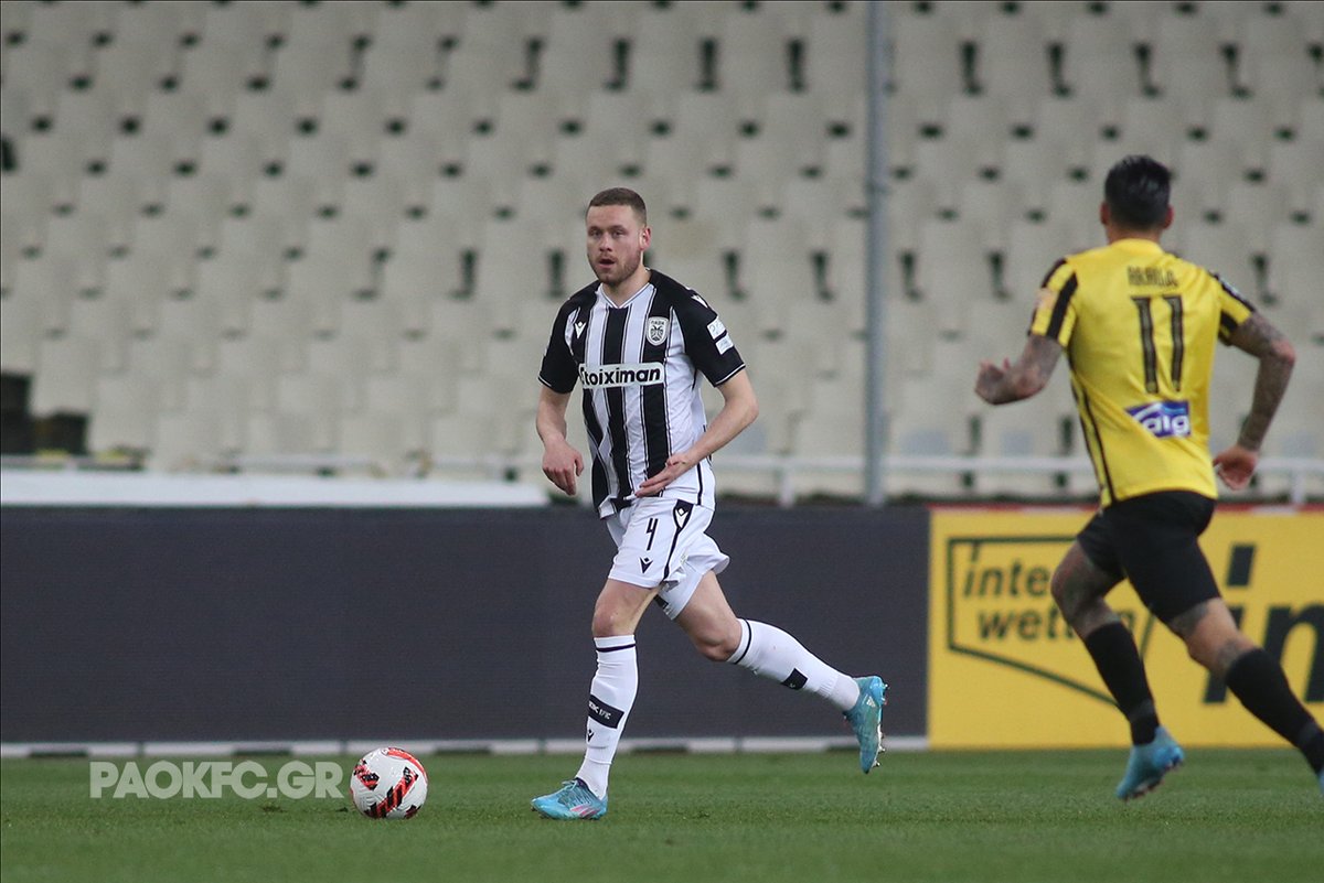 PAOK_FC's tweet image. 📸#Photos #Ingason and #Tsingaras in action! #AEKPAOK #slgrinterwetten #PlayOffs