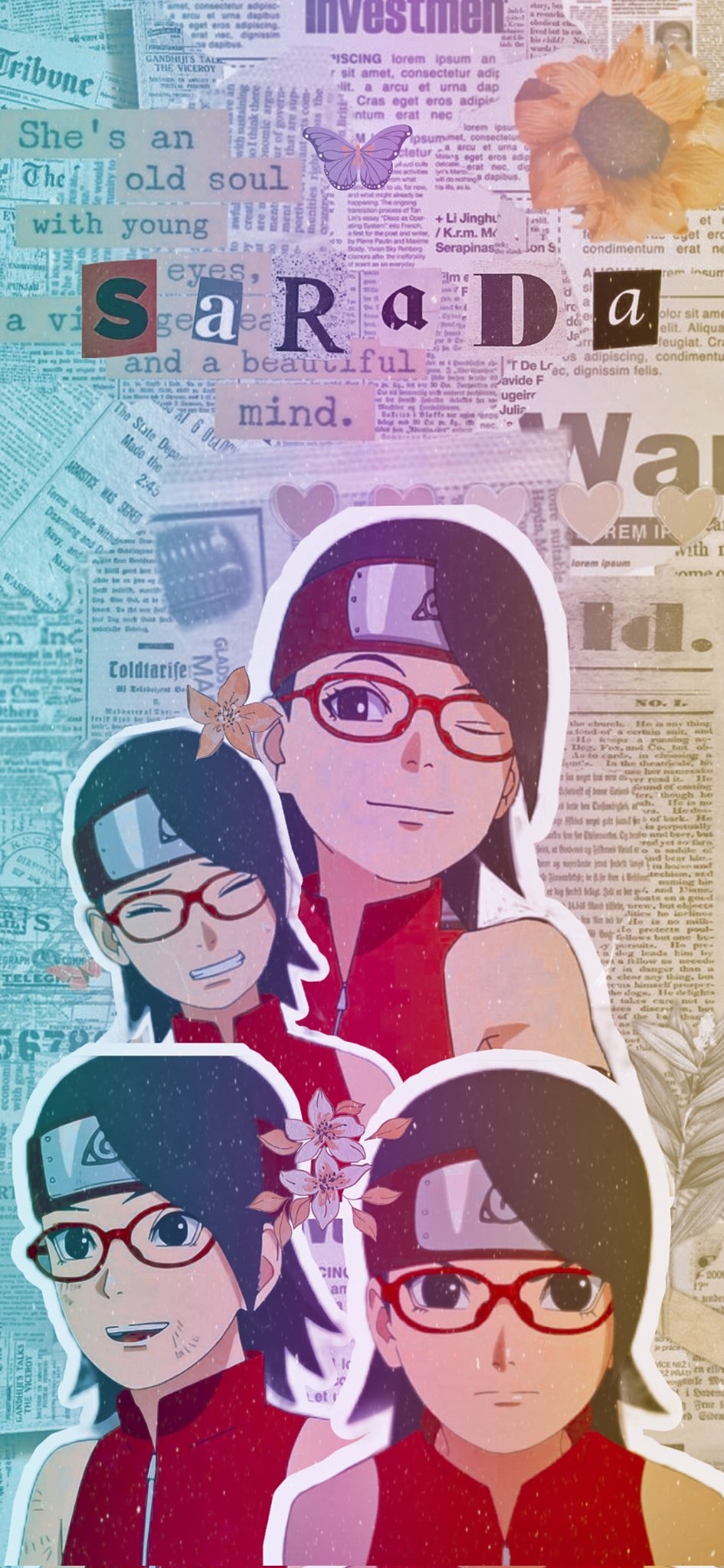 Sasusaku Wallpaper Sarada Uchiha Wallpaper Hd Quality Please Do Not Repost Please Do Not Re Edit Rt If You Save Dm To Request T Co Rmeyf4invb Twitter