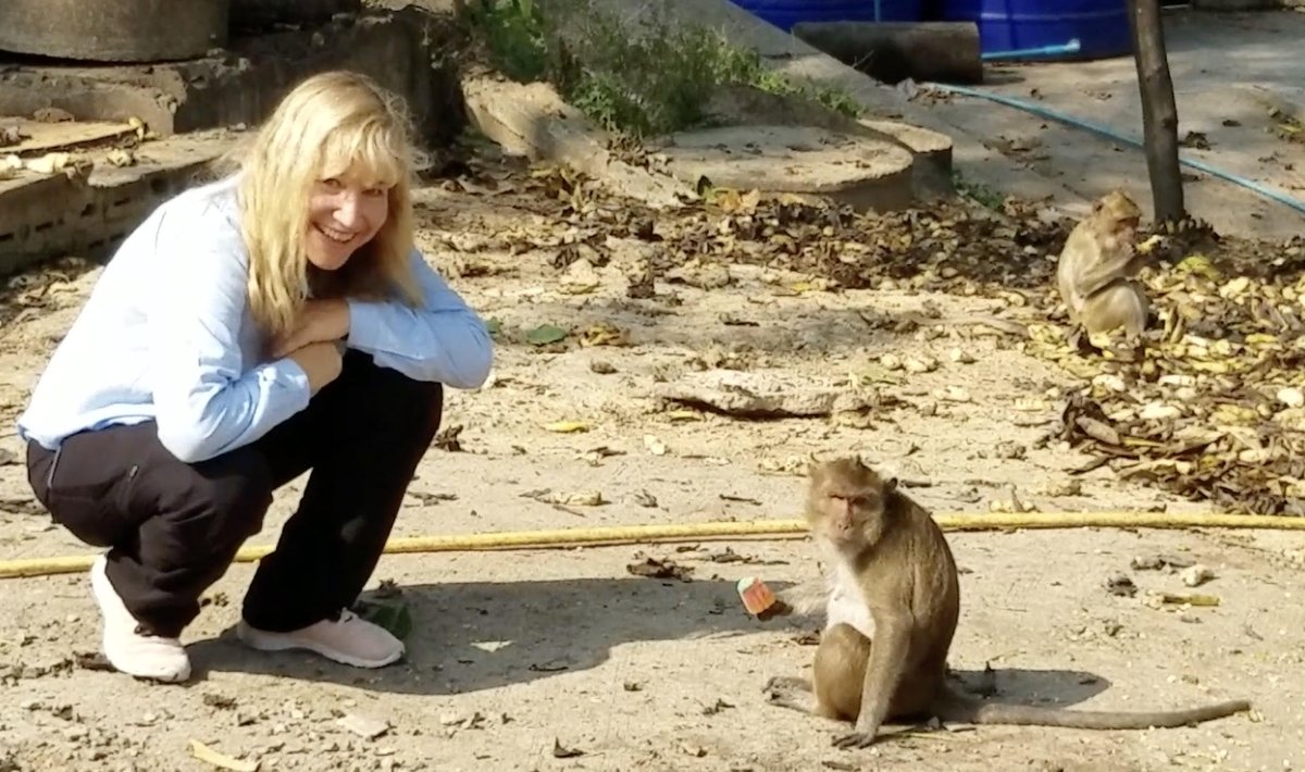 LindaShayne's tweet image. I like monkeys? Do you?
#monkeymountain #huahin #thailand #onlocation
