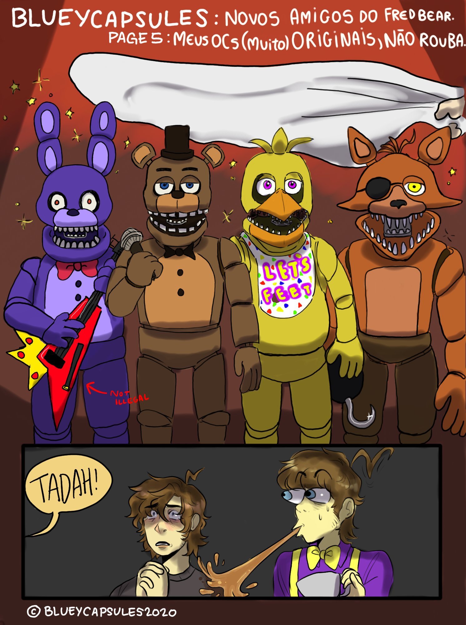 Bluey Capsules BR on X: A verdade está lá fora..#FNAF