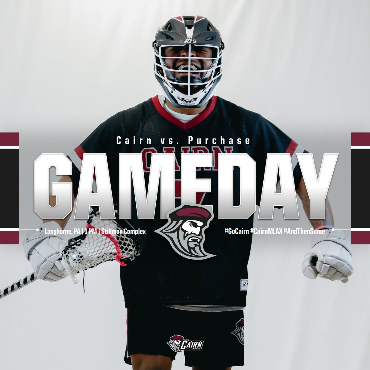 GAMEDAY!

Freshman Allen Gregg and the @cairnmenslax team are fired up for the first ever contest inside the Stillman Complex today at 1 PM!

Live Stats: bit.ly/3imb35q
Live Video: bit.ly/36y0mcZ

#GoCairn #CairnMLAX #AndThenSome