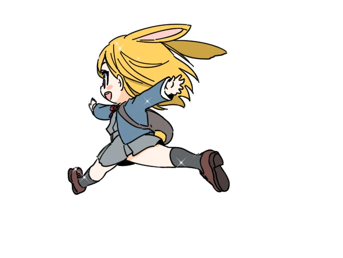 環月せんせの、ちぃうさが可愛いので跳ぶかのうさ 