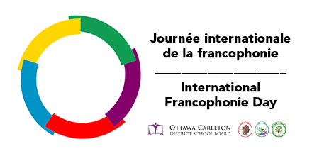 OCDSB's tweet photo. International Francophonie Day recognizes the potential of language and culture to bring people together and create spaces of solidarity and mutual understanding. Happy International Francophonie Day/Journée internationale de la Francophonie! https://t.co/lIizDHWlDv https://t.co/IB4TaylgkU