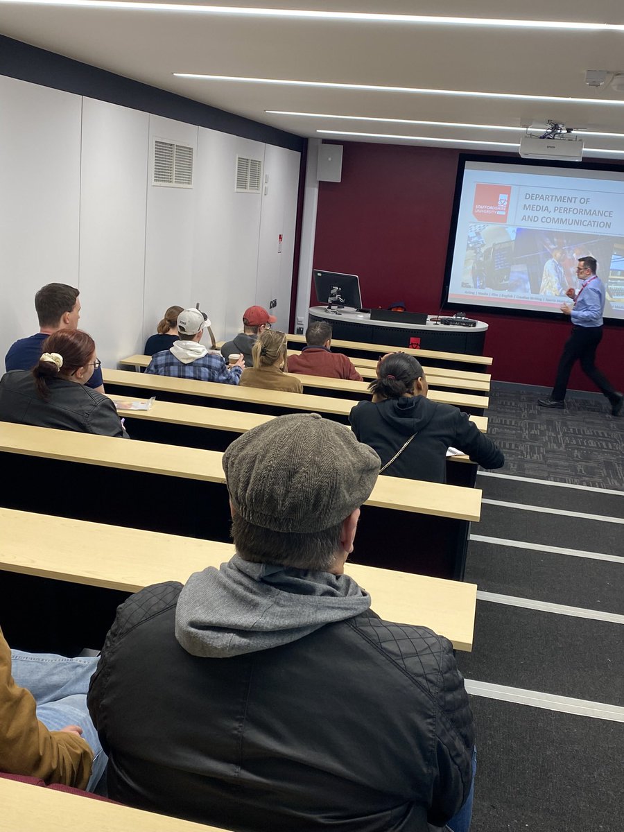 StaffsFilmMedia's tweet photo. Thanks for coming along to @StaffsUni open day yesterday. Hope you enjoyed the talks and the tours and if you have any questions feel free to tweet us 👍 #film #tv #radio https://t.co/ur9ROvKMIC