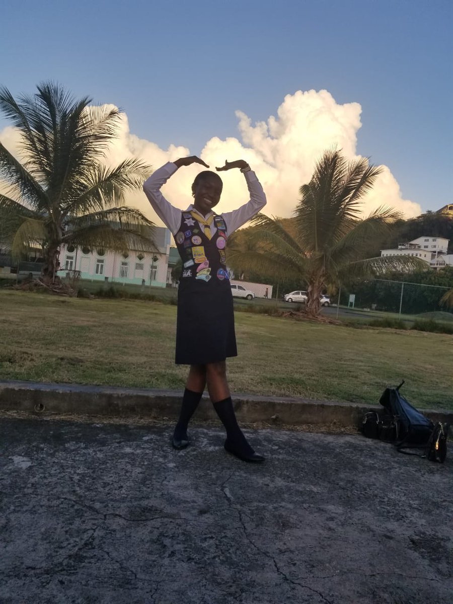 OurChalet's tweet photo. Our Chalet would like to announce this year's Artist in Residence! The artist selected is Chrissel Smith and she is a member of the Girl Guide Association of Grenada. Chrissel is now composing a new song to celebrate Chalet's 90th birthday. https://t.co/y1bSaaa7MJ