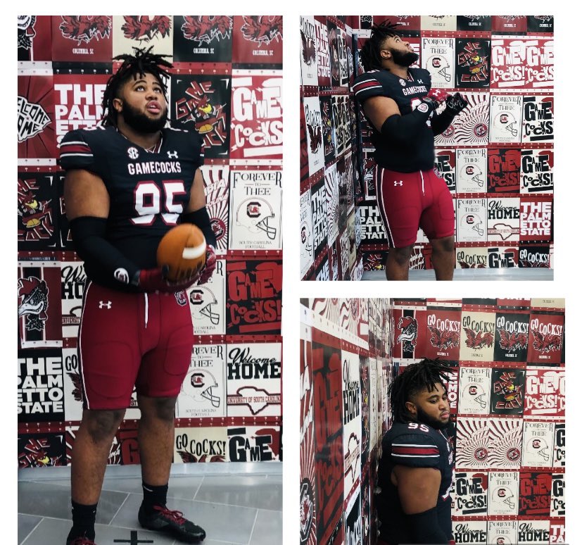 HevyDutyBS's tweet photo. Thank you always for the invite. Def a great day to be home. Thanks to @CoachSBeamer @CoachLindsey @GamecockFB @CoachKev79 https://t.co/r0p0GYGeaV