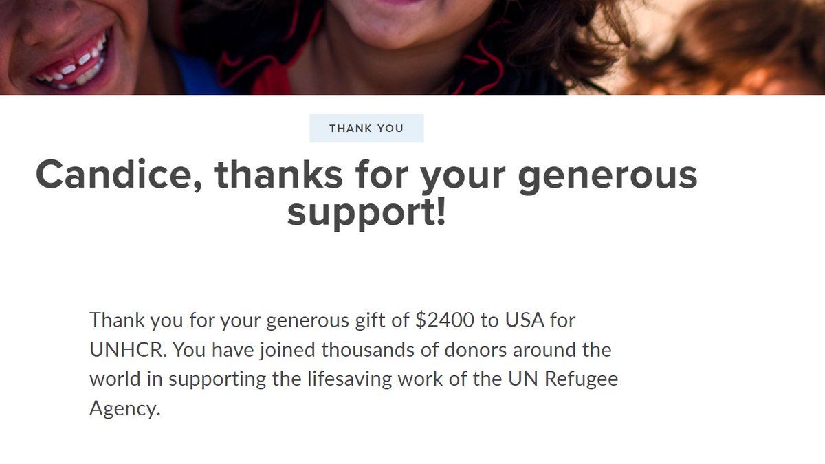 waitforfistbump's tweet photo. Together PsychOs raised $2400 for @Refugees ! Thank you to everyone who donated or retweeted. You guys are amazing! https://t.co/Or5ALoDF4O