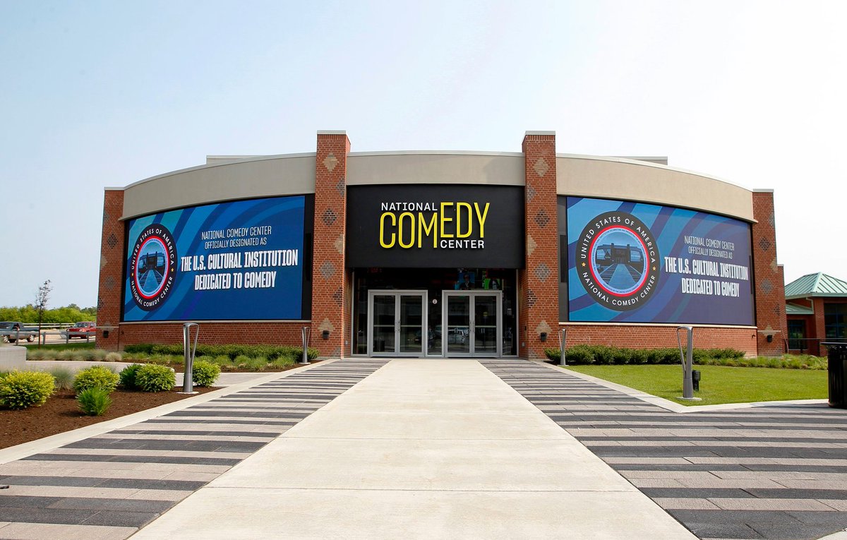 NtlComedyCenter's tweet photo. Congrats to @RazorbackMBB fans! If you're still near #BuffaloNY, celebrate with laughter at the #NationalComedyCenter. Special admission offer ends today. Visit https://t.co/t3POEWk7Zu #HoopsBuf https://t.co/n2Zw7seQlv