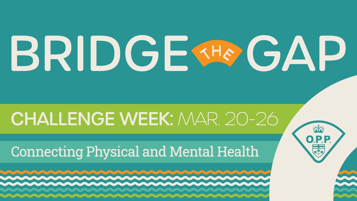 OPPCommissioner's tweet photo. L’#OPP, Wounded Warriors Canada et la NHL Alumni Association lancent Bridge the Gap: Connecting Physical and Mental Health. Ce défi de la #FormePhysique a lieu du 20 and 26 mars. Soyez des nôtres en pratiquant un nouveau mouvement ou une heure d’exercices pendant ces 7 jours. https://t.co/JsAcrQscCS