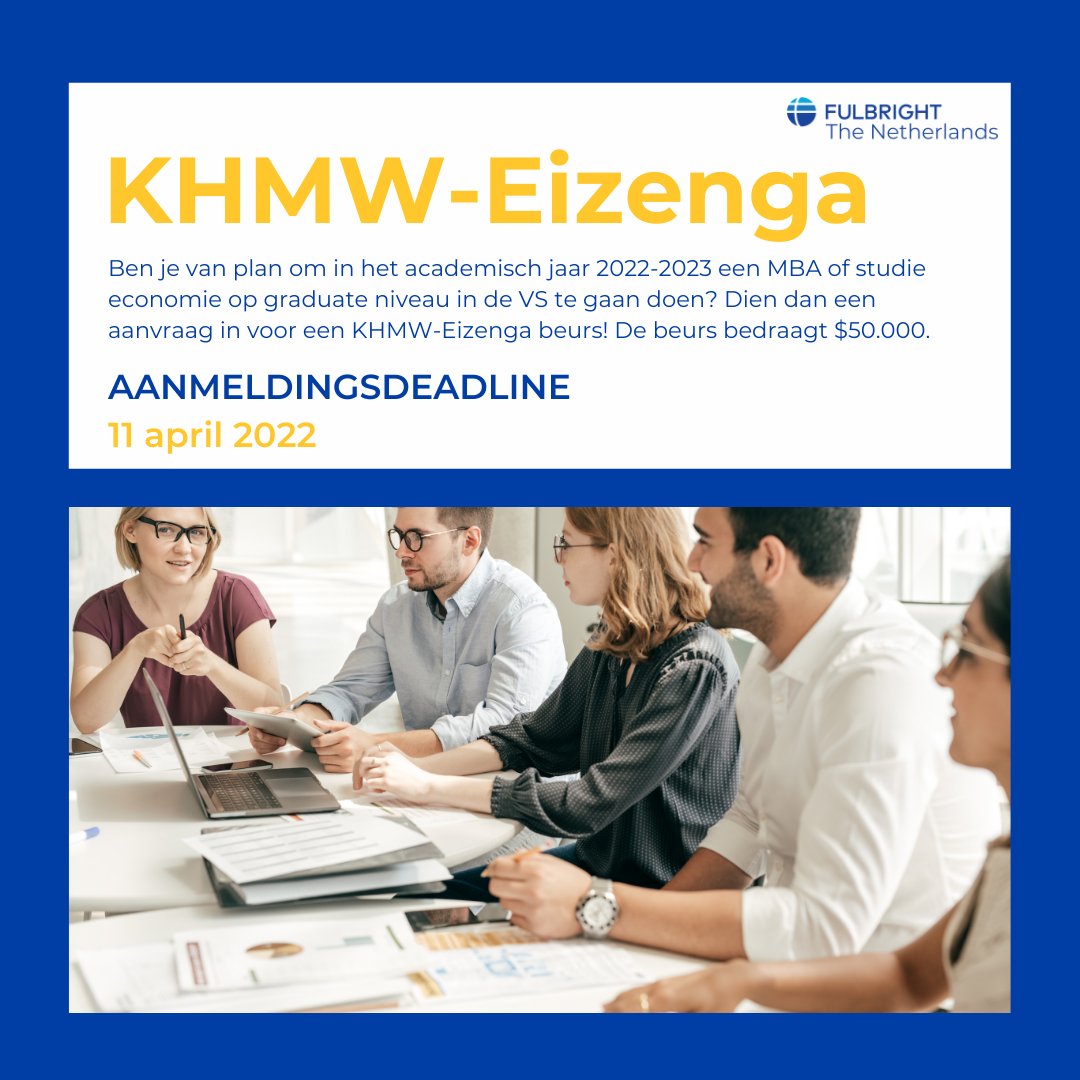 De deadline voor het academisch jaar 2022-2023 is op 11 april 2022. De voorwaarden en de aanvraagprocedure vind je terug op onze website; ow.ly/GPNC50ImBVC