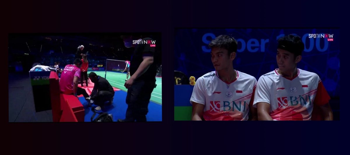 _ipittt's tweet photo. Pada ngeliatin Bapaknya diobati,
 #AllEngland2022 https://t.co/PrLYERfIrY
