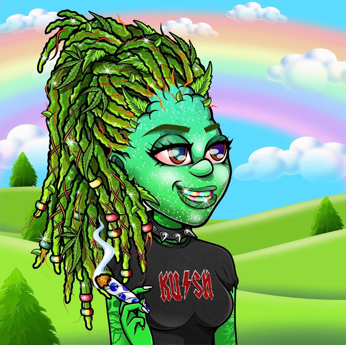 Tralla_io's tweet photo. Mary Jane added! Can’t wait to breed the baby! #bestbuds #maryjane #nfts #solana #trallahttps://www.instagram.com/p/CbVAPgqAUnb/ https://t.co/1VhHojFvOP
