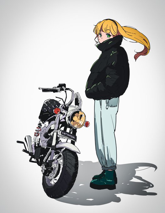 「金髪 バイク」のTwitter画像/イラスト(人気順)