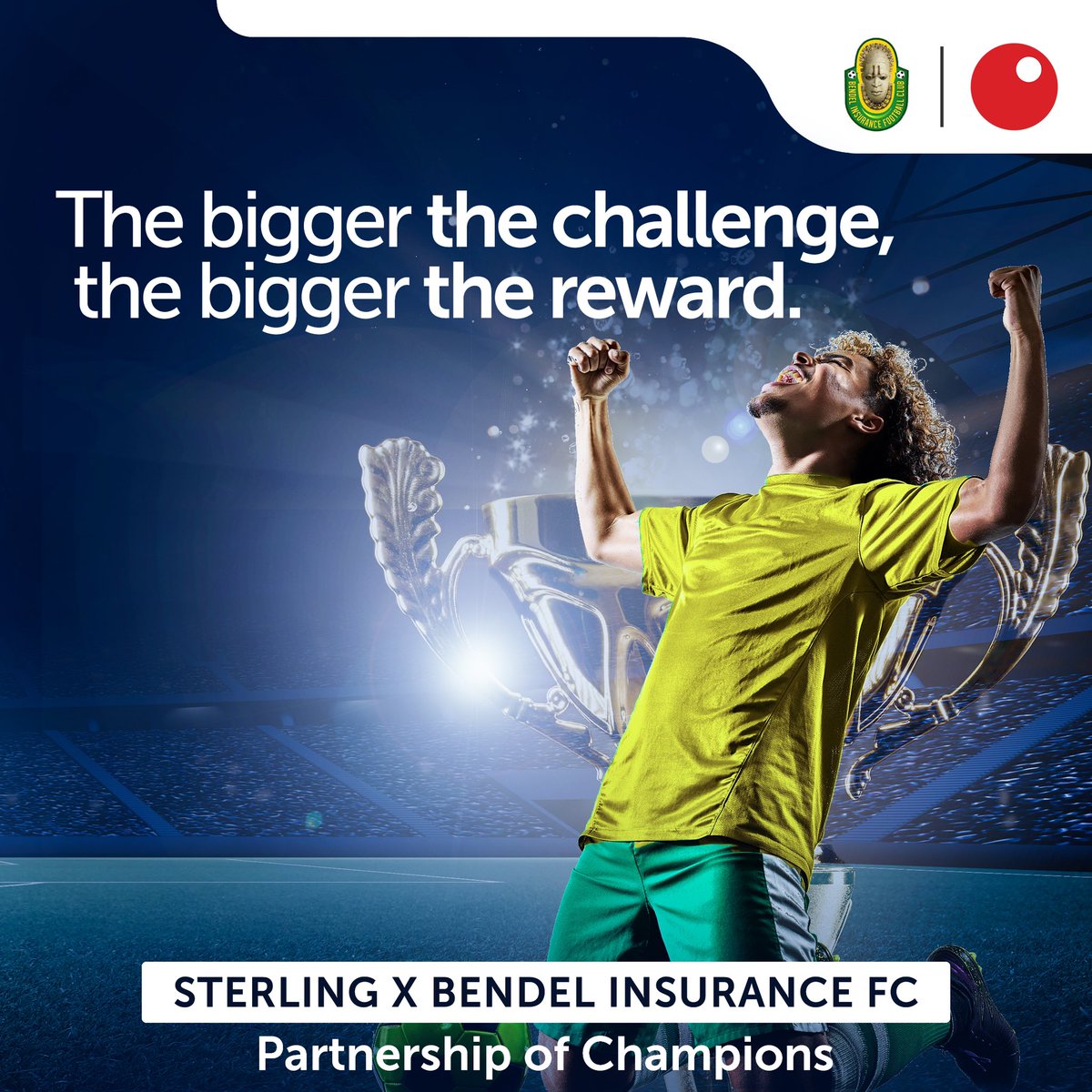 We march for glory, victory and the trophy! We march until we shatter expectations and borders. 

Come, let us taste Victory.

#BendelInsuranceFC #Football #Sports #SterlingXBendelInsurance