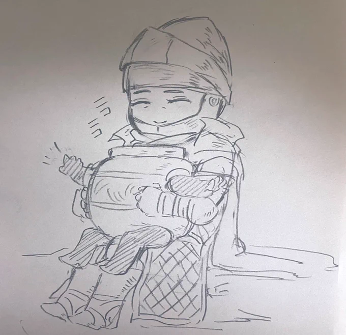壺ちゃんと褪せ人ちゃん 