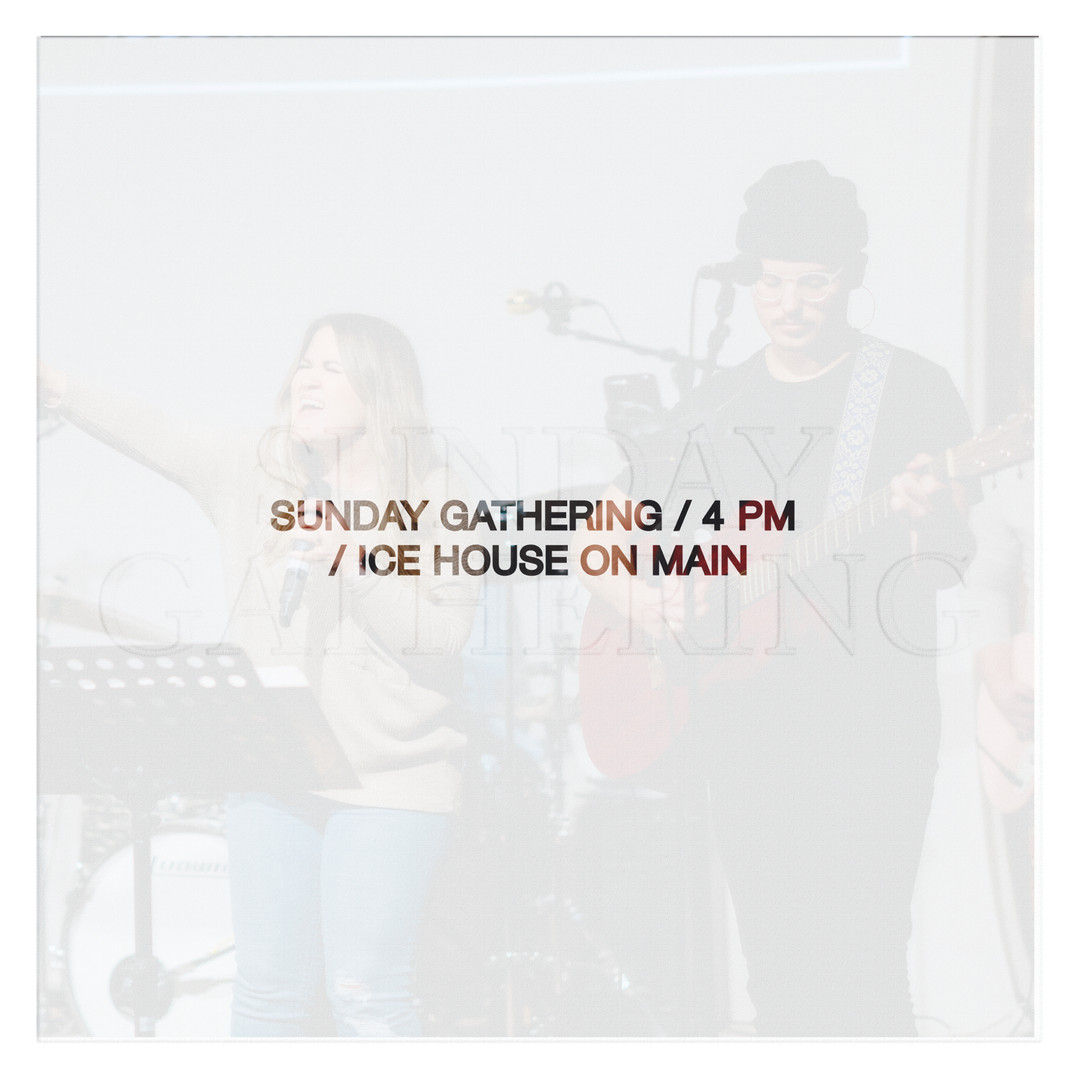 Good Sunday morning, everyone! We can’t wait to see you at our gathering this afternoon at 4PM.

See you soon!