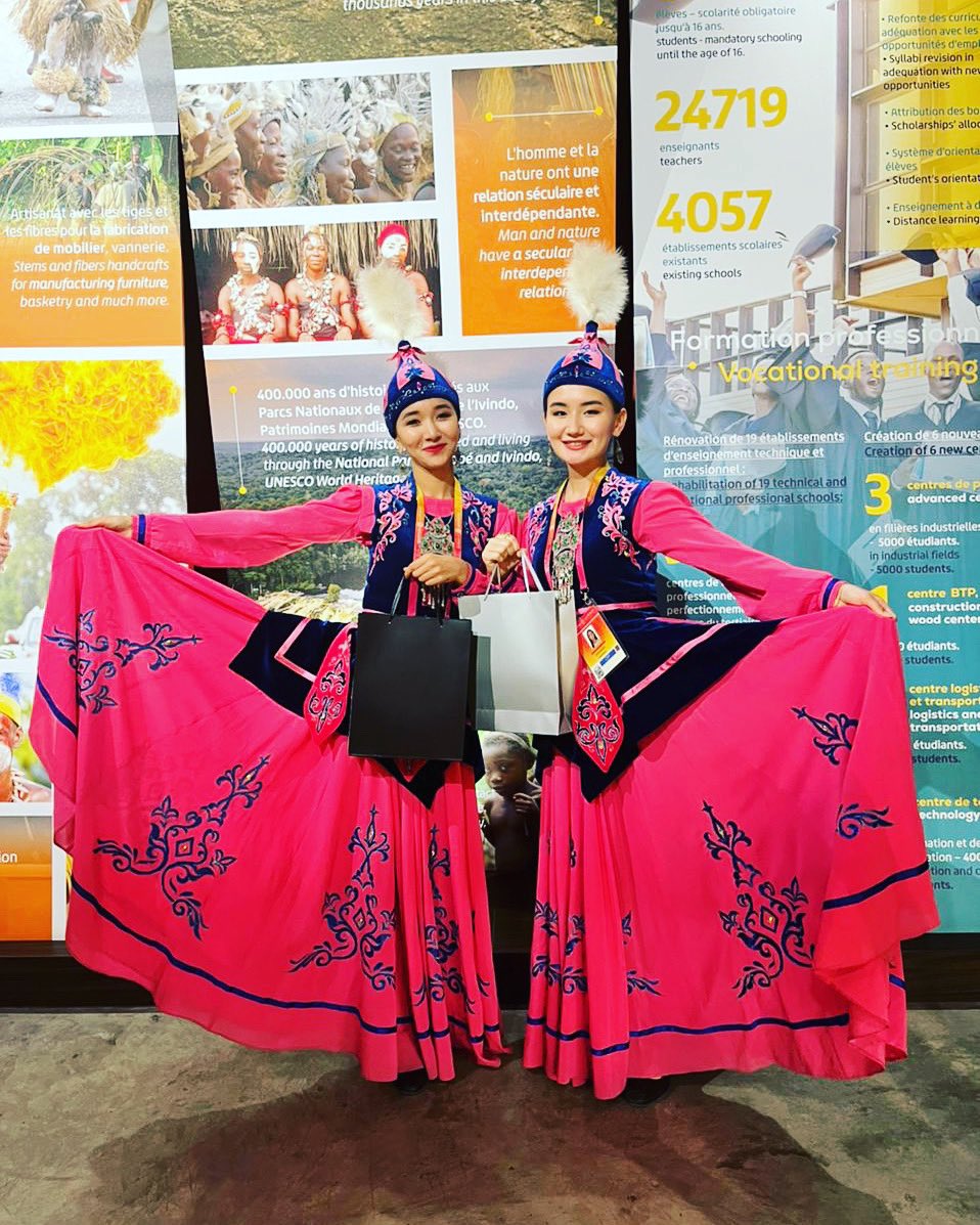 Gabonpavilion's tweet photo. Celebrating #JourneeinternationaledelaFrancophonie #gabonatexpo2020 #Expo2020Dubai https://t.co/W0NWQ3FJQq
