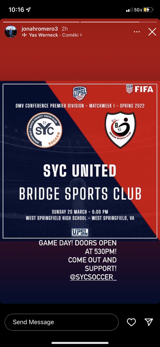 @UPSL_Northeast <a href="/UPSLsoccer/">UPSL</a> <a href="/SYCSoccer/">SYC Soccer - Springfield</a> <a href="/sycva/">SYC</a> <a href="/coachjonah3/">coachjonah</a> <a href="/VAUNITEDFC2021/">VA UNITED</a>