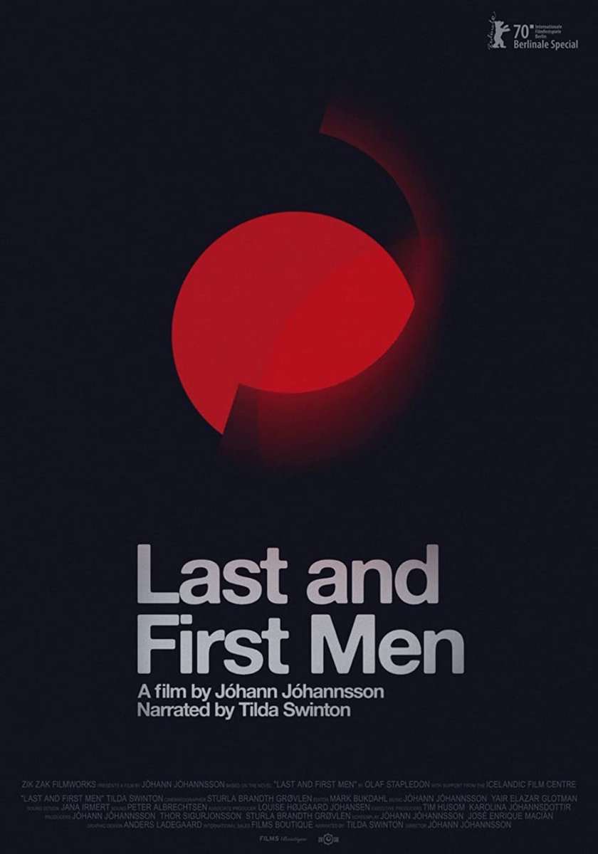shloobee's tweet photo. Next up at the #YatesFilmFestival is Last and First Men, narrated by Tilda Swinton #AtHomeFilmFestival #FilmFestival #Films #SF #ScienceFiction #johannjohannsson #TildaSwinton #OlafStapledon #LastAndFirstMen https://t.co/vQF9HKJsia