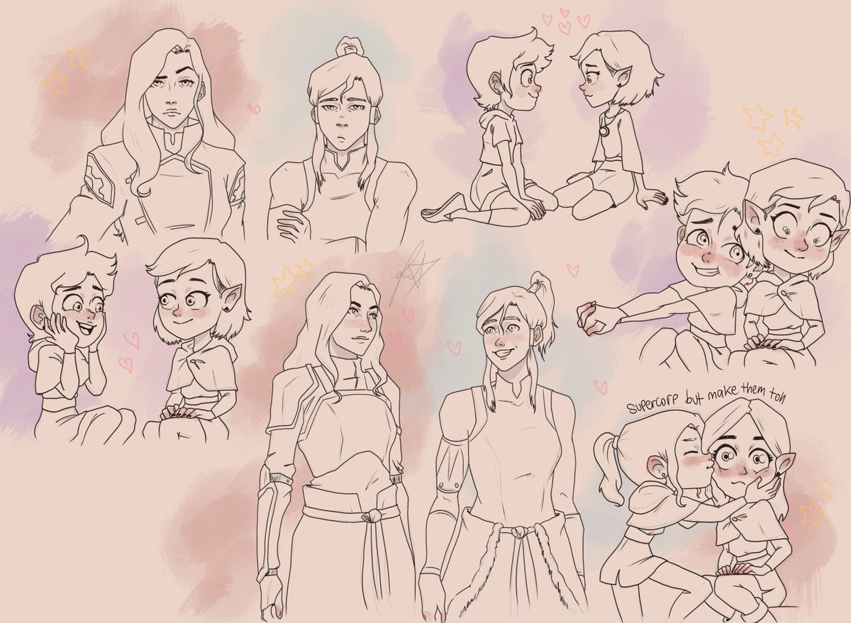 lostnflames's tweet photo. sketchy sketch from my babies, toh is back and i rewatched korra

#lumity #TheOwlHouse #Korrasami https://t.co/lxU37PWqT2