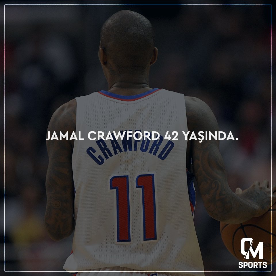 NBA\de 6. Adam denilince akla gelen ilk isimlerden olan Jamal Crawford 42 ya  nda. Happy Birthday 