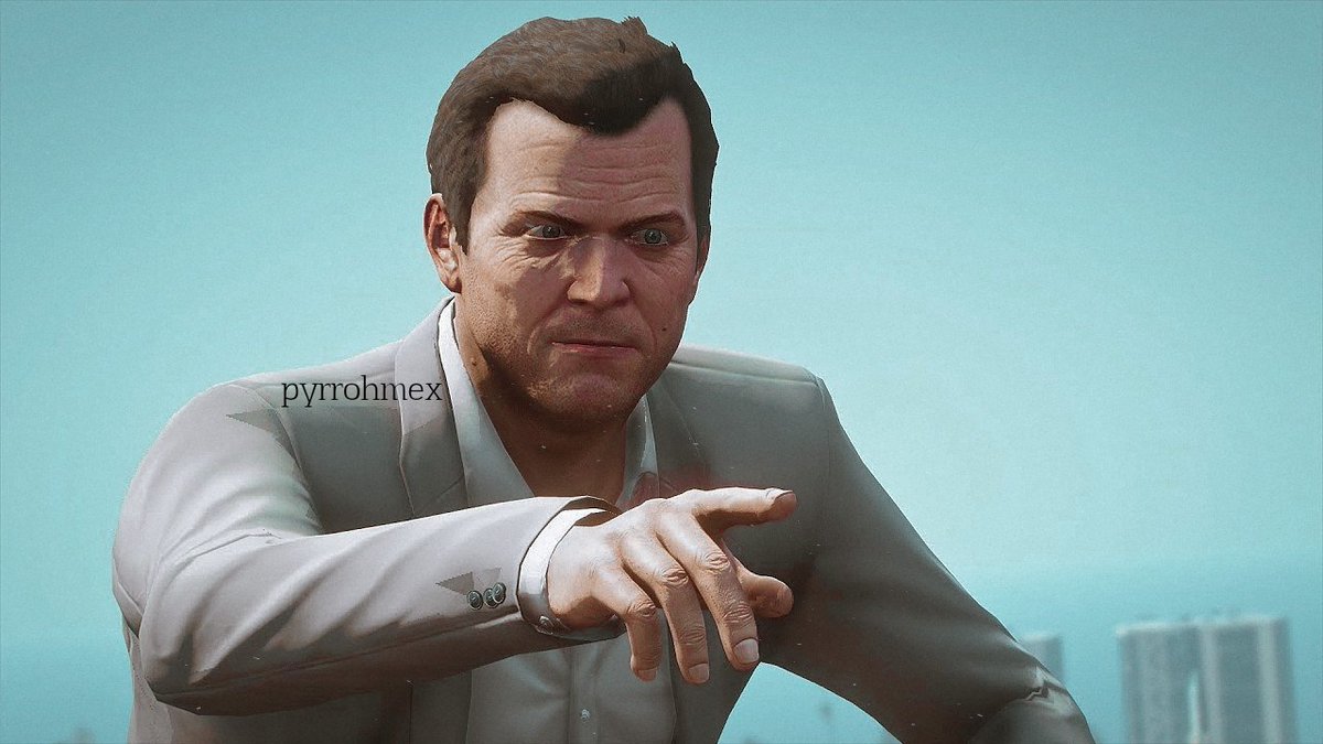pyrrohmex's tweet photo. Hey you ! 😎
•
•
•
#WaveformGaming #RockstarGames #GTAV #GrandTheftAutoV #GrandTheftAuto #Snapmatic #MichaelDeSanta #nedluke
#GTASnapmatic #gtaphotography  #GTAPhotographers  #RockstarEditor https://t.co/1jxXlXnZcE