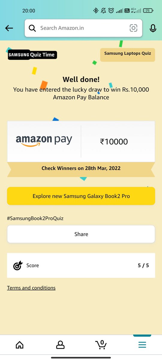 gopala_krishnn's tweet image. #SamsungBook2ProQuiz @amazonIN