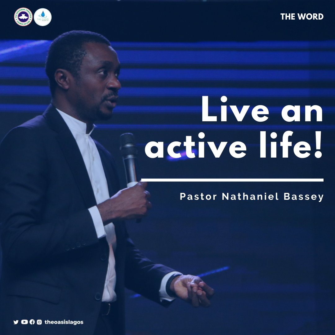 In other words, live a healthy life and exercise regularly!

#TheWord #SundayService #TheOasisLagos