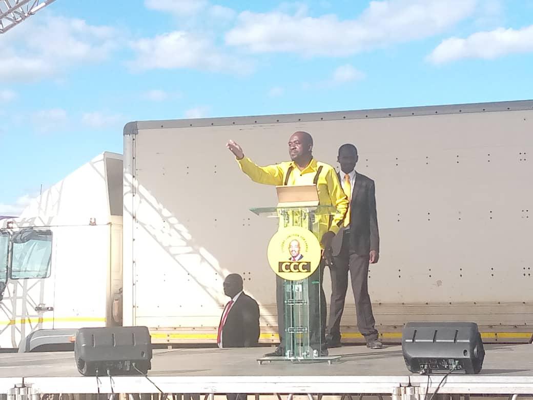 TellZimbabwe's tweet photo. During his address, Chamisa says CCC leadership acknowledges fault over Masvingo Urban ward 4 double candidature. @CCCMasvingo @WalpeAcademy https://t.co/sHBOvJ18HO