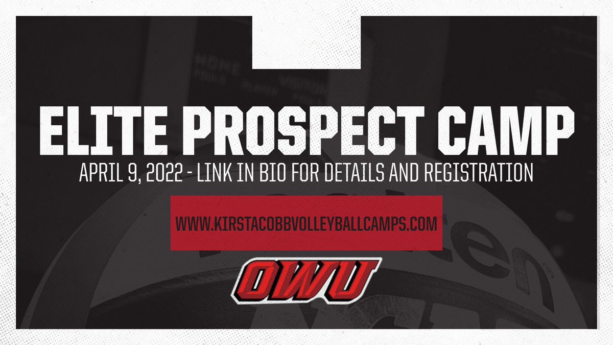 OWUVolleyball's tweet photo. 🚨FUTURE BISHOP ALERT

Prospect Camp is coming up in 3 weeks! Register today! #linkinbio #owuvb #futurebishops https://t.co/de7uIkwHfC