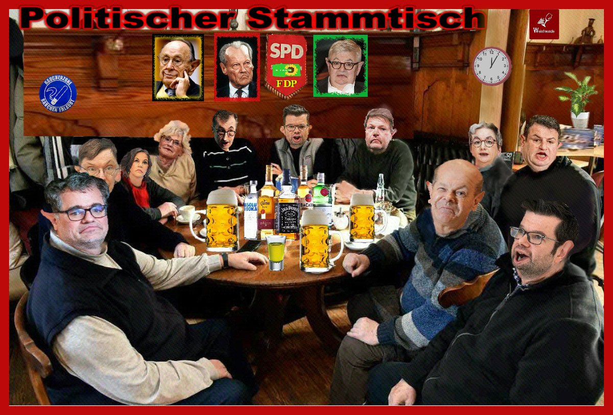 Frühschoppen mit unserem Kanzler Scholz