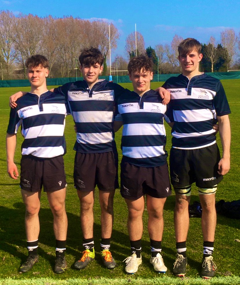 Proud to see four of our Y11s representing the <a href="/Academy_Falcons/">Newcastle Red Bulls Academy</a> this afternoon versus Sale and Yorkshire. #UTA