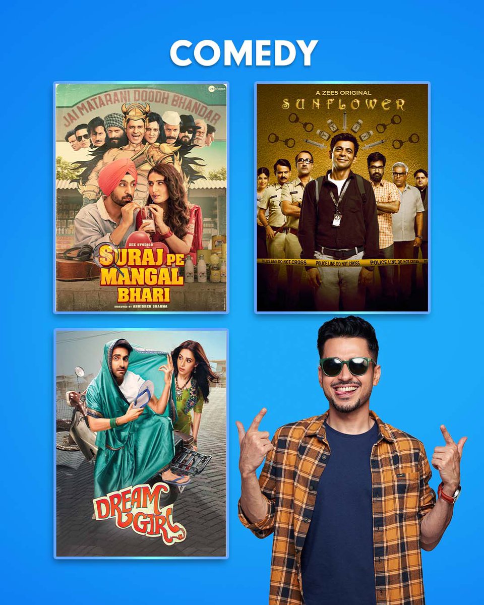 Zee5_Official's tweet photo. FOMO no more! 🥳
ab @AmolParashar ki tarah aap bhi #DekhteyRehJaogey! watch binge-worthy content at just ₹50 per month on #ZEE5. (1/2) https://t.co/0pkooui0CK
