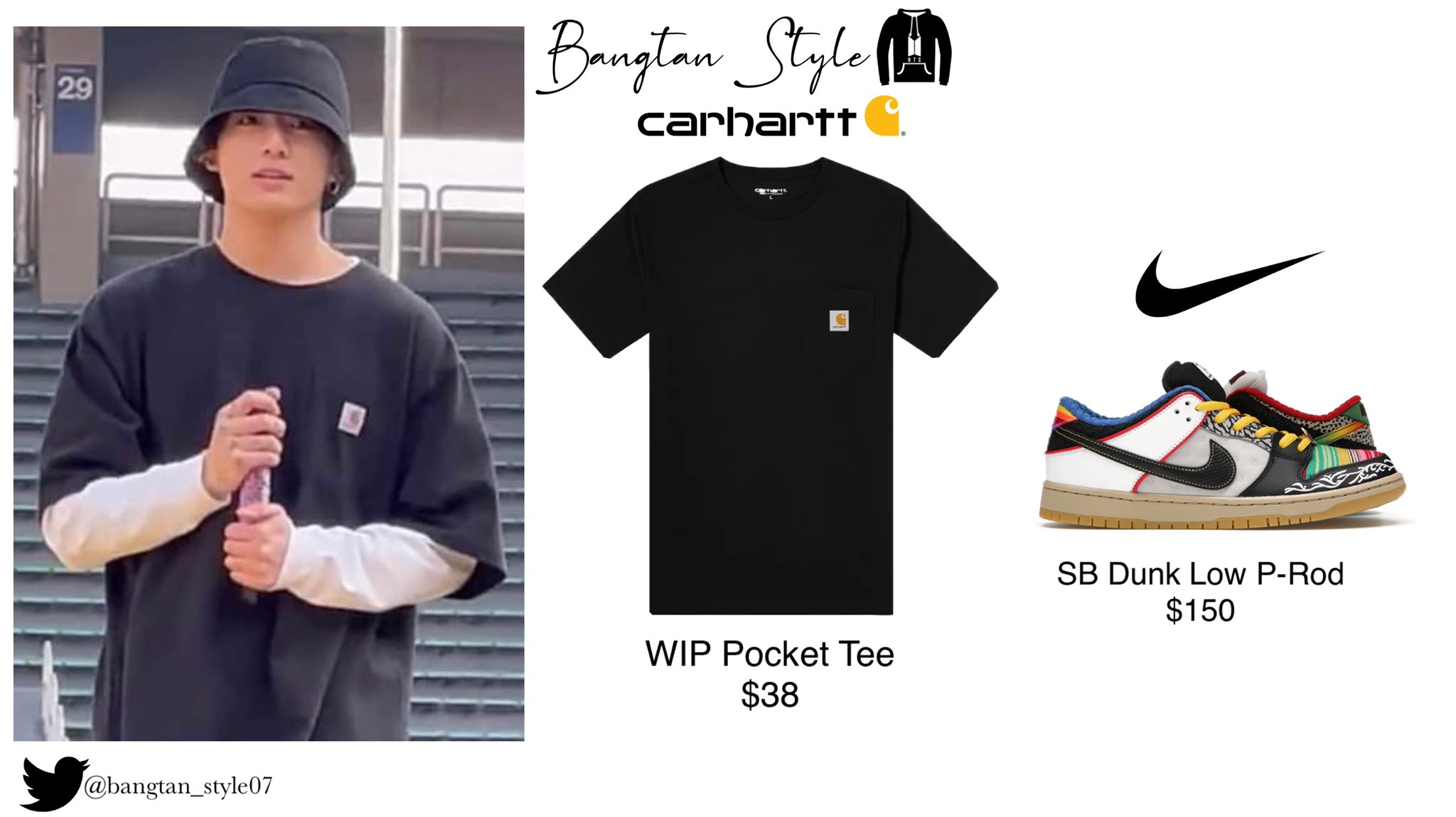 Bangtan Style⁷ (slow) on X: BTS PTD ON STAGE SEOUL SOUNDCHECK D-3 [ Louis  Vuitton, Supreme x Nike, Off-White x Nike, Instantfunk, Nike, Dior, Chanel,  Fila, Off-White ] #JUNGKOOK #V #JIMIN #JIN #