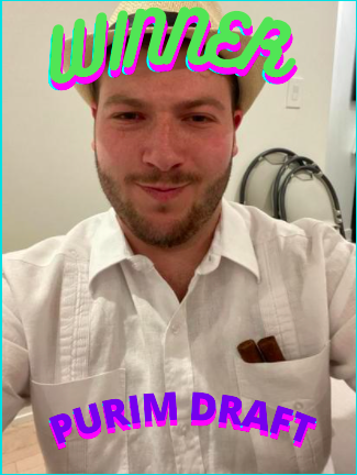 BarShulVorts's tweet photo. THE RESULTS ARE IN!
The Winner of our PURIM DRAFT IS @ami_strick (Team 4) !!!!

New episode dropping later this week... https://t.co/Dlr1tzLrEy