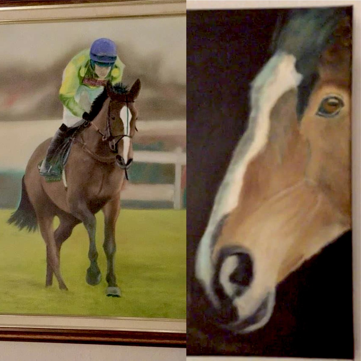 <a href="/KingKautoV/">Kauto Star Legend</a> From my friend <a href="/geoffhoughton8/">geoff houghton</a> "Not an artist (a painting one!) but thought I'd have a go at the great chap. Ruby Walsh onboard. A few years ago but I see him everyday".