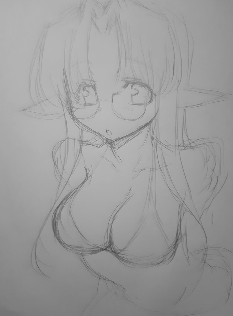 うちのこらくがきしてお夜勤ゴー 