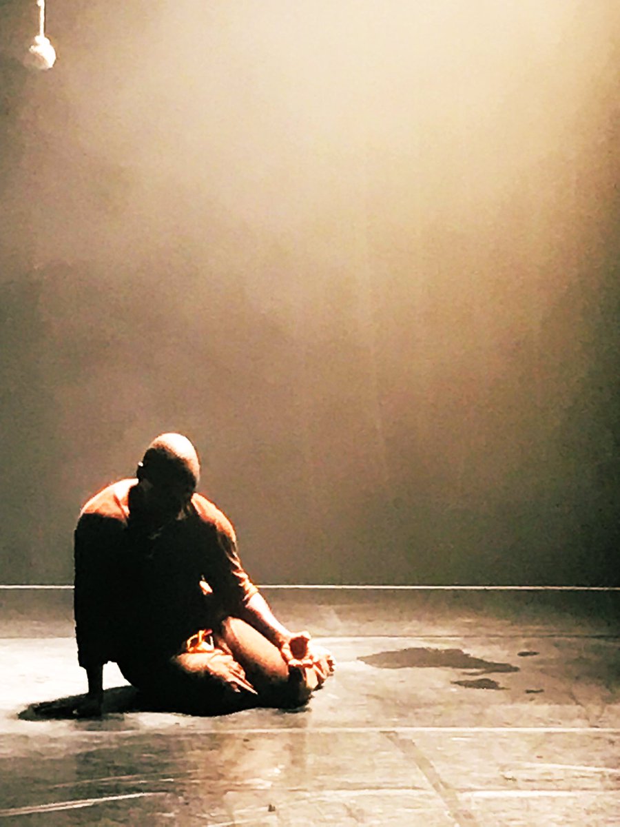 MichConstant's tweet photo. @vincentmantsoe #solidad felt like a physical manifestation of ancient and present grief. His work is ritual, primal scream and a deep calling of the ancestors. I left feeling stunned @FrenchEmbassyZA @joburgtheatre https://t.co/kiBQBxtf0D