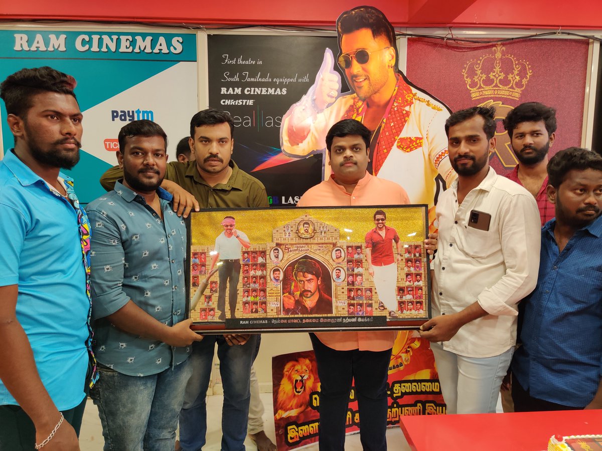 RamCinemas's tweet photo. Success Celebration of Blockbuster #EtharkkumThunindhavan Happened Today !!
@TvlSFC Presented a Grand Success Shield for #ETinRamCinemas 

#ET was one of the Best Celebrated @Suriya_offl movie in our venue !!
Congrats to @sunpictures @pandiraj_dir &amp; Team #ET for this Blockbuster https://t.co/a3BHA7HgRz