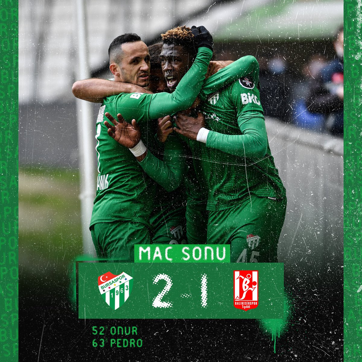 MS | Bursaspor 2-1 Balıkesirspor

#BSvBKS