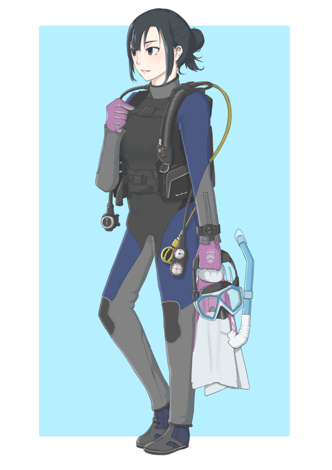 Kit Rt Anex Ill ウェットスーツ姿のイラスト なんかよく分からんかったし多分近いうちに手直しする T Co Zpjwaidvub Twitter