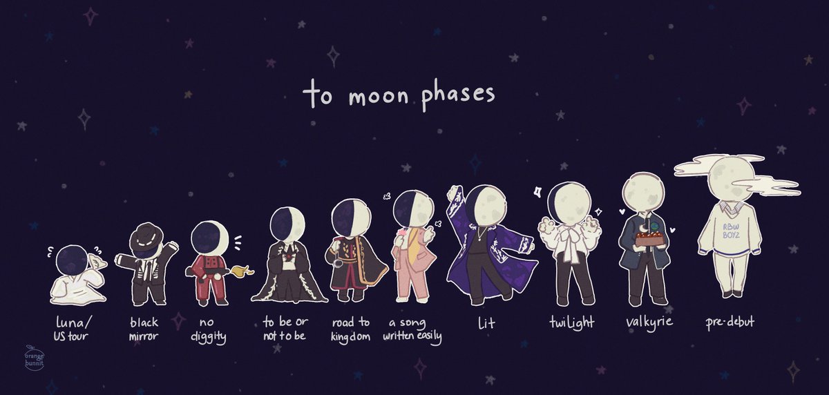 orangebunnit's tweet photo. something to celebrate 3 years!
happy birthday 🌙✨ #oneusfanart https://t.co/5IVpCLSulm