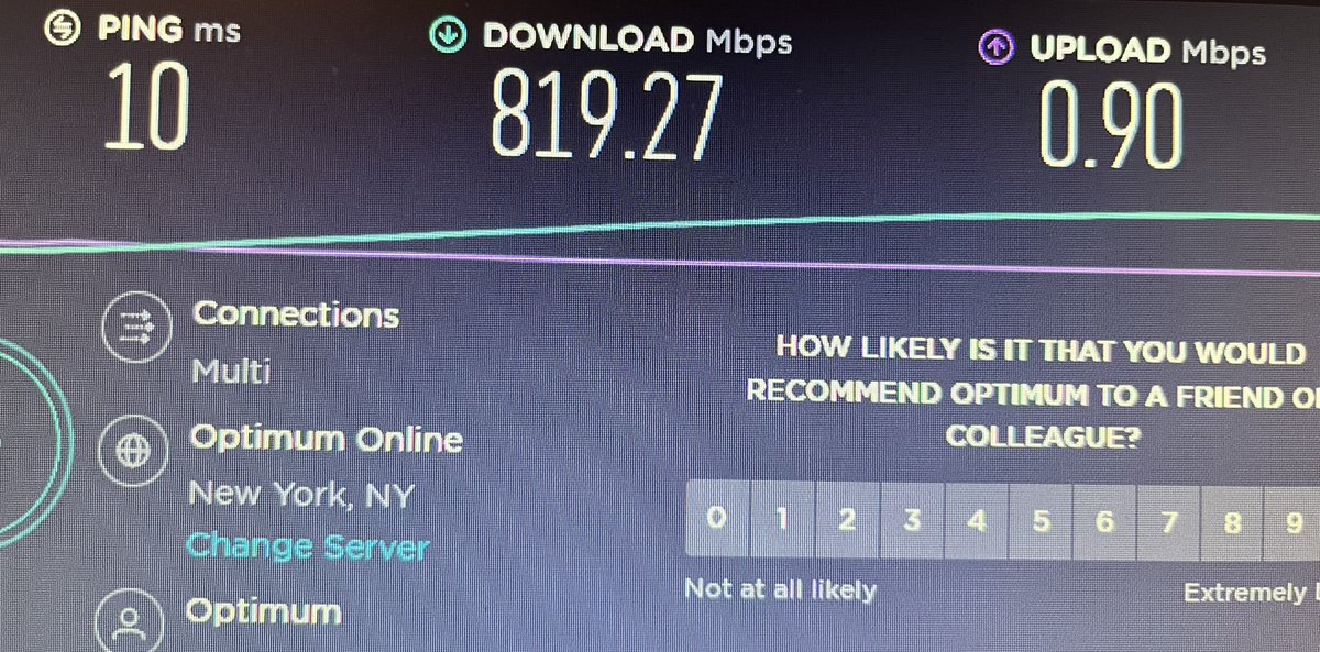Called Optimum for a 4th time about my unstable internet. I’m paying $97 a month 1GB.
2 technicians have already come to my house and “fixed” the issue. I was told I’ll have to wait until tomorrow to get a “professional technician” to come out and “fix” it. @OptimumHelp Do better https://t.co/JhYVXZTLBF
