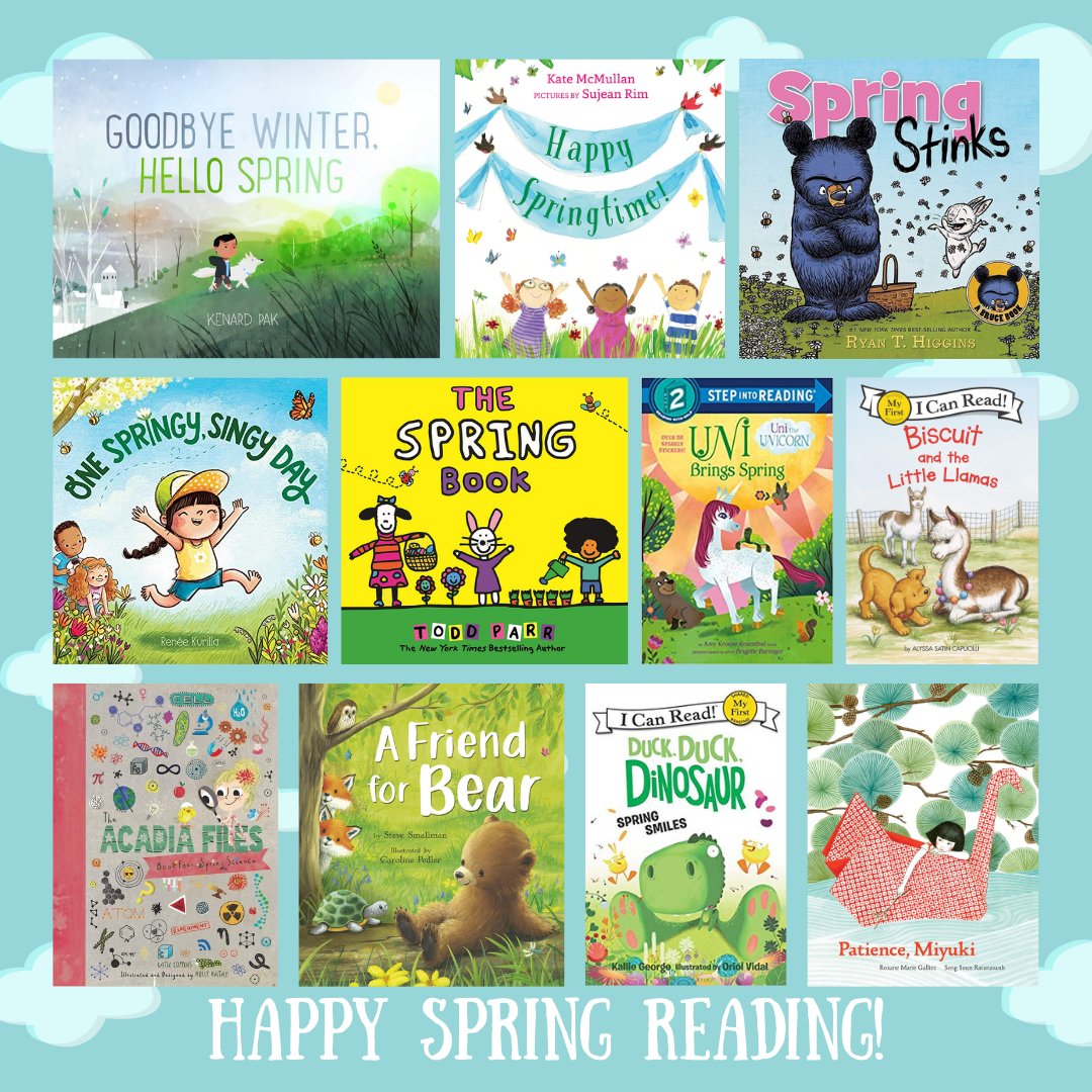 vencolibrary's tweet photo. 🌷Happy Spring!🌷 Time to celebrate the new season with spring children's books! Place a hold or stop by your local library to check out a spring title today! 🌧️🌸📚
#vcLibraries #VenturaCountyLibrary #PublicLibrary #springtime #springdays #spring https://t.co/DNfC8WLAQ3