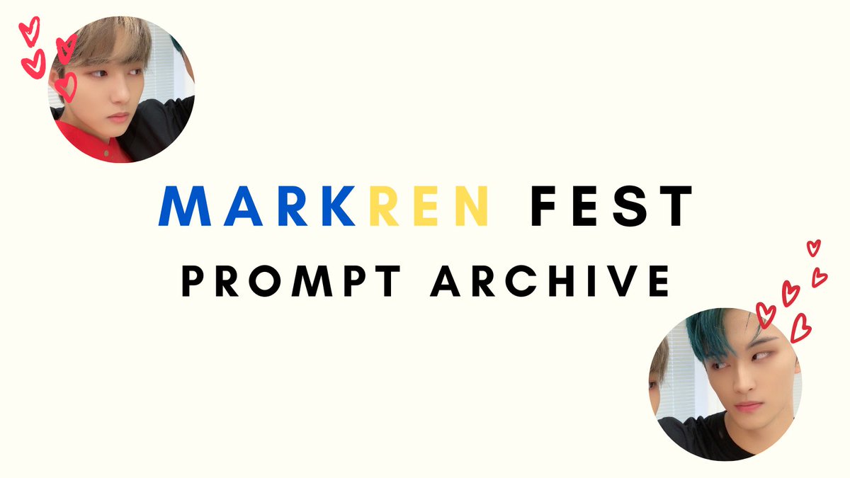 💛 MARKREN FEST PROMPT ARCHIVE VIEWING 💙

our prompt archive for round 1 of the fest is now open for viewing! 🥳 feel free to take a look at all the lovely prompts we’ve gathered 💕 we recommend viewing it on desktop for the most ideal reading -🫖

docs.google.com/spreadsheets/d…