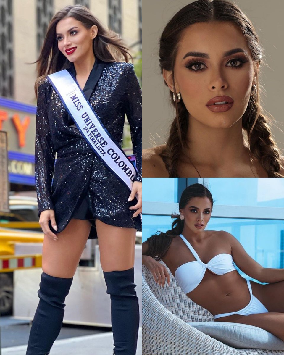 De ser la elegida para representar a Colombia en #MissUniverse 2022, ¿la ven con perfil IMG para llegar a un top 5 como Valeria Ayos o más? 💫🇨🇴