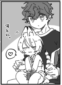 明日はサーバル藍良ちゃんの漫画と缶バッチが作れる無配置いてます!よろしくな!!!!!!!!!!! 