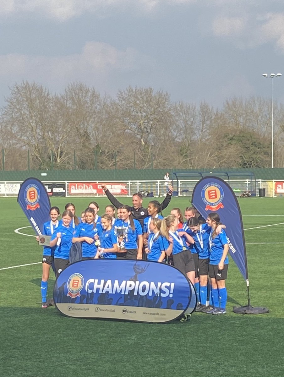 EssexCountyFA's tweet photo. Congratulations to @BTFCG… winners of the 2021/22 #Essex Under 16s Girls Cup! #GirlsFinalsDay https://t.co/cpiQ3Wigng
